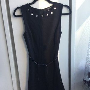 Little black dress by Dynamite with silver accents